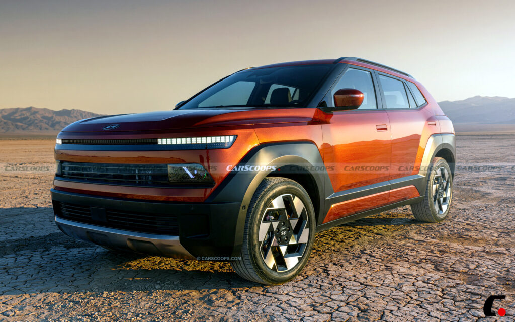 Hyundai Kona 2027: від пікселів до квадрату - кардинальна зміна дизайну 2