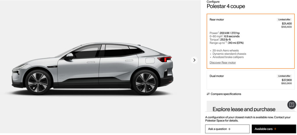 Polestar прощається зі США: 25 тисяч доларів знижки на прощання 1