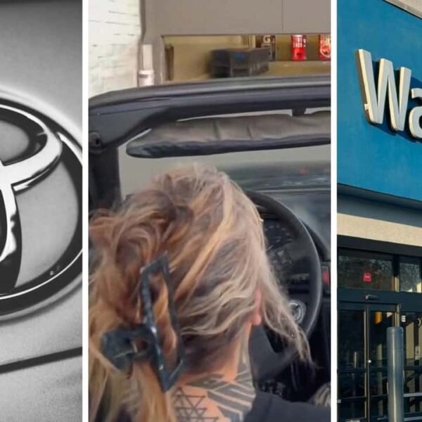 Toyota Celica в зоні повернення візків: водійці заборонено вхід до Walmart