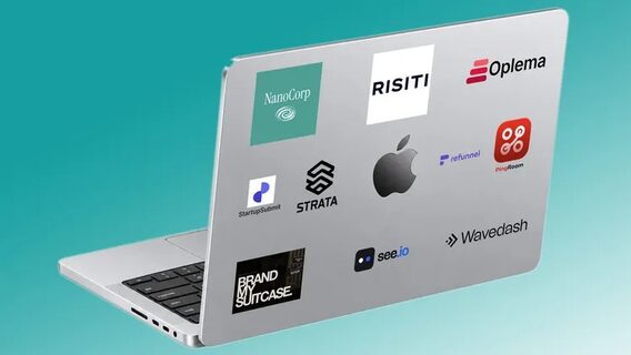 Розробник заробив на рекламі на кришці MacBook