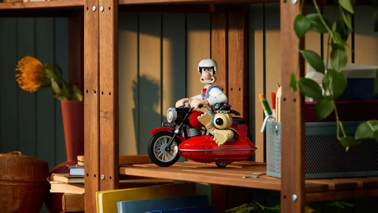 Набір LEGO – мотоцикл із боковим причепом 
