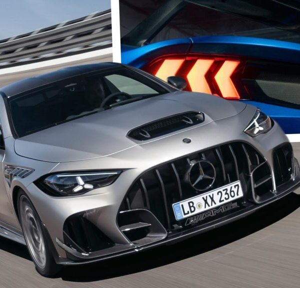 Бомба Новини 33 Mercedes-AMG CLE 646 проти Ford Mustang GTD: битва суперкарів