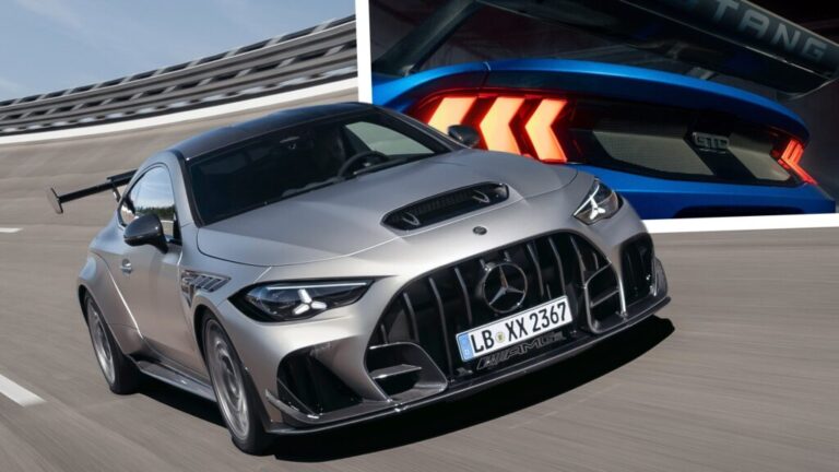 Mercedes-AMG CLE 646 проти Ford Mustang GTD: битва суперкарів 1