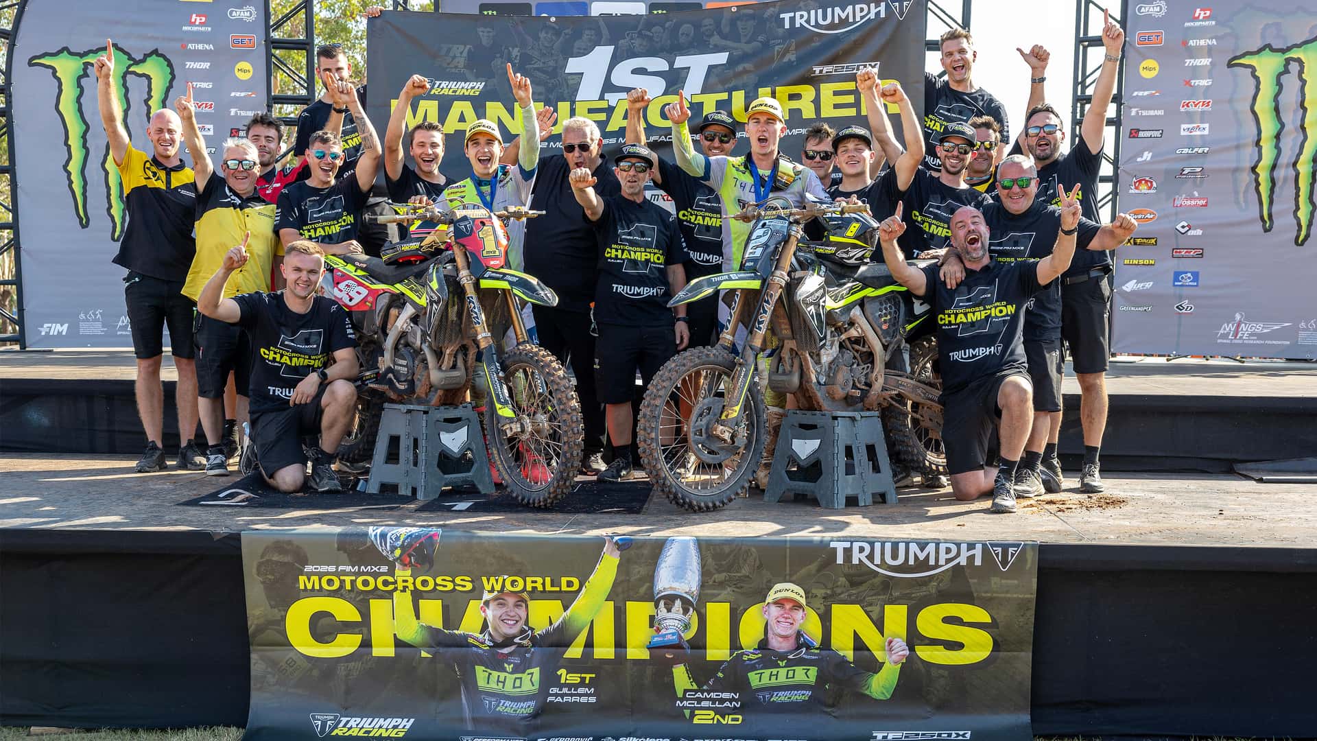 Triumph здобула титул чемпіона світу з мотокросу