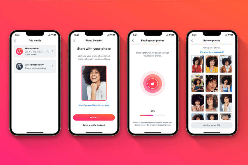 Штучний інтелект допомагає обрати вдале фото для профілю в Tinder