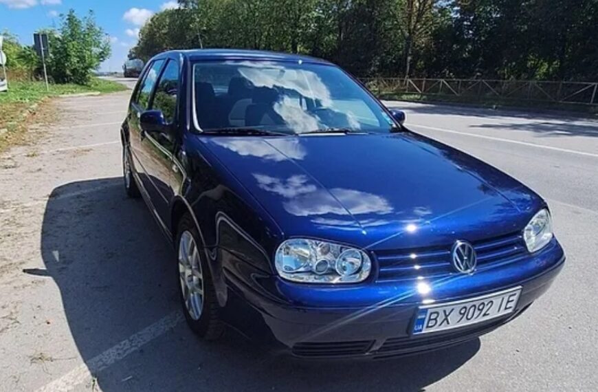 Volkswagen Golf IV з мінімальним пробігом продають на Хмельниччині: ціна вражає