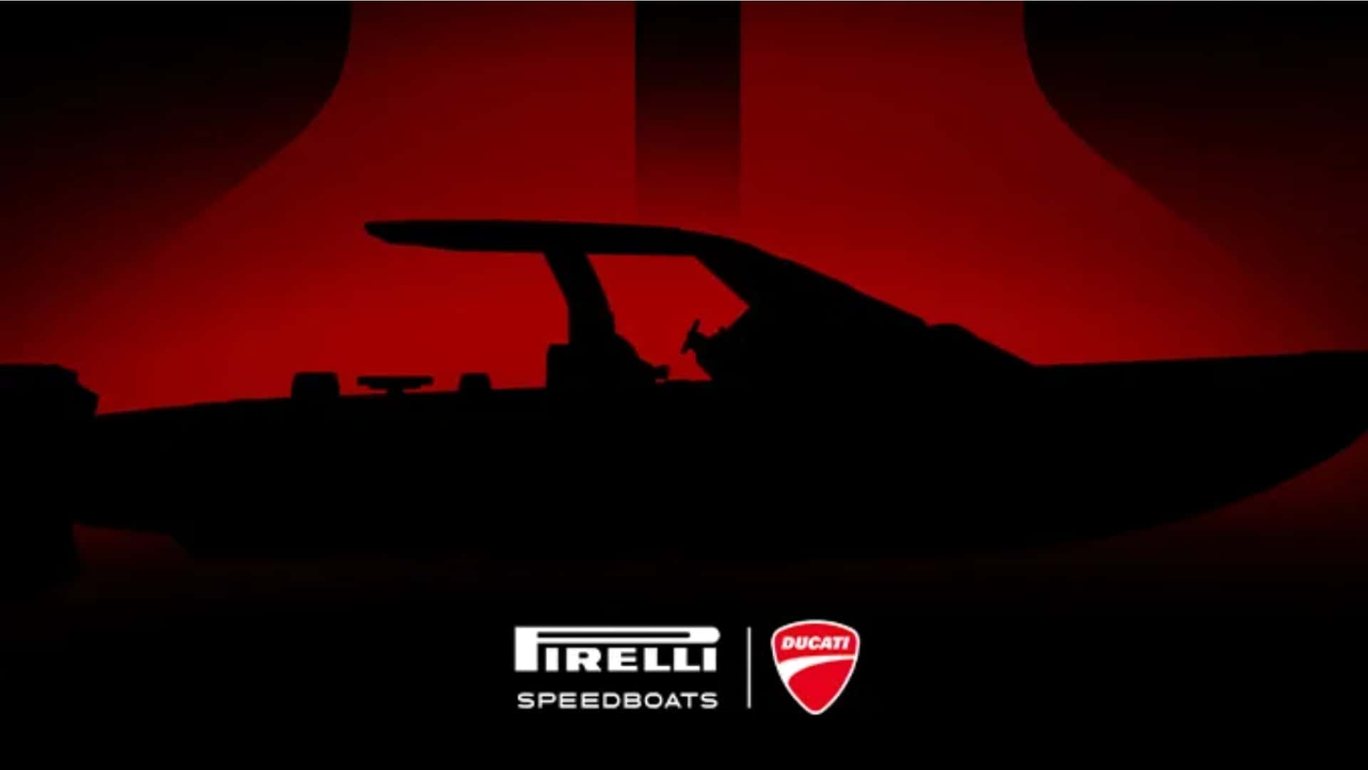 Ducati та Pirelli об'єдналися для створення швидкісного катера 1 Ducati speedboat
