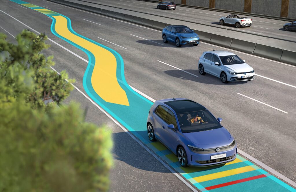 Volkswagen навчиться перелаштовуватися між смугами, як Tesla 2