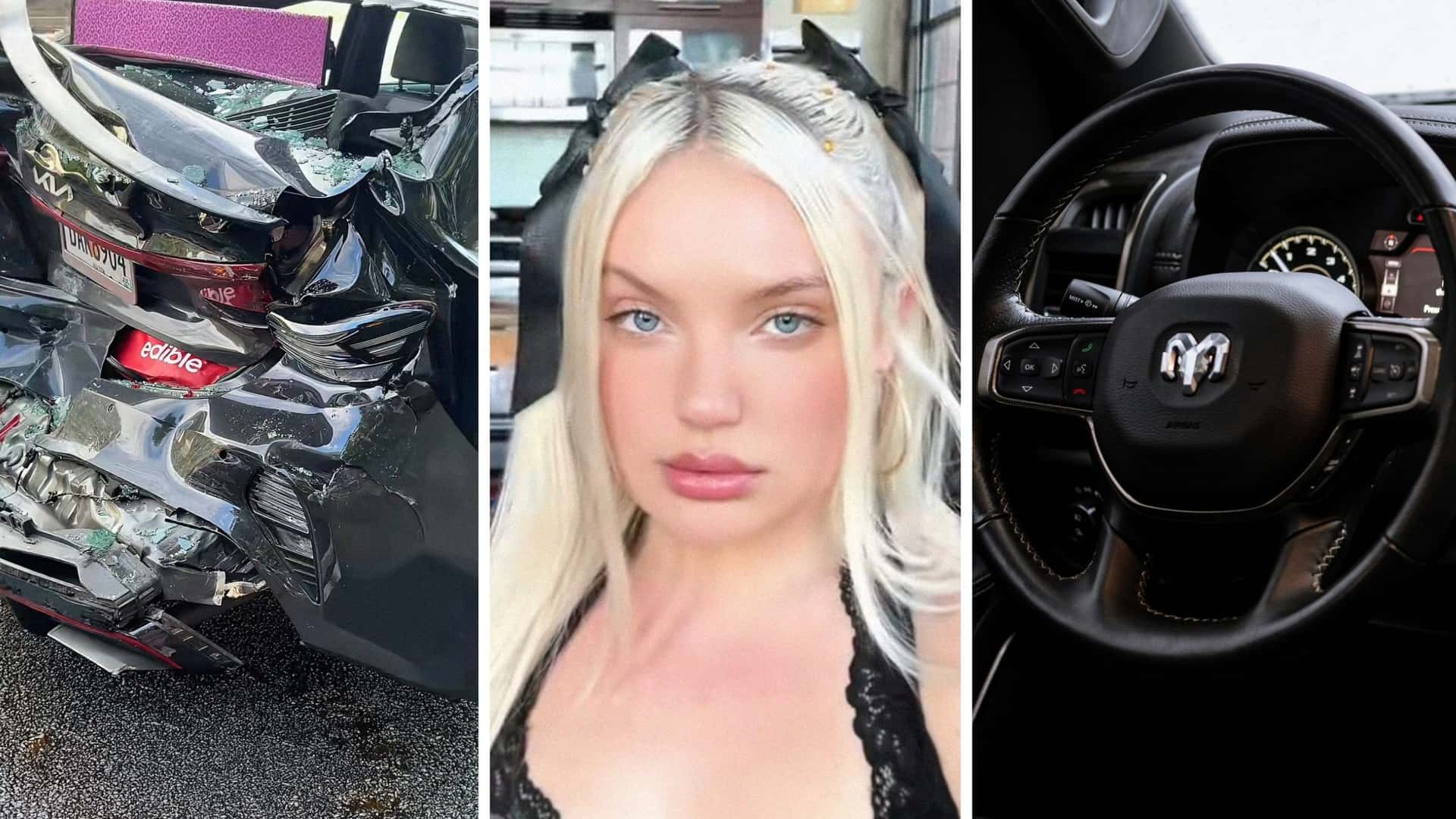 Kia вщент розбита бараном: власниця побачила наслідки для вантажівки 1