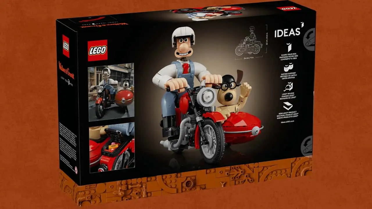 Набір LEGO – мотоцикл із боковим причепом 