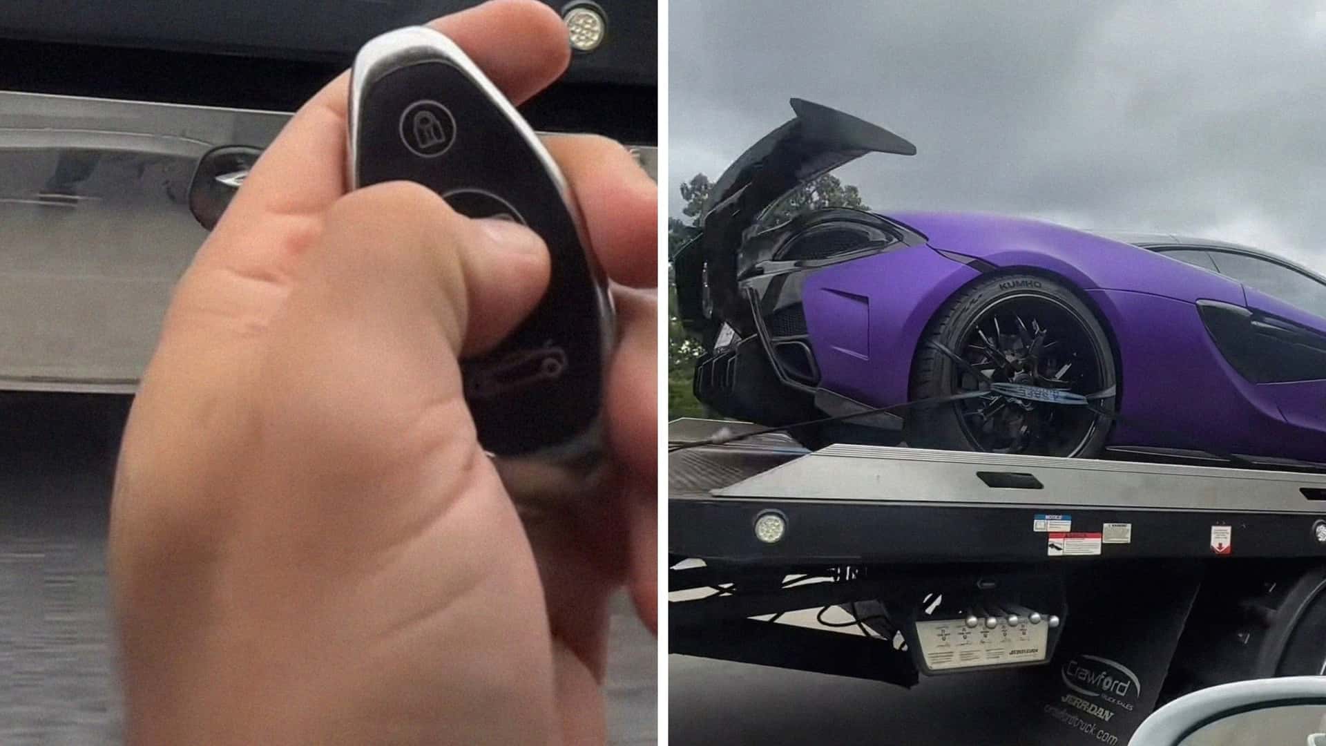Власник McLaren відстежив свій "викрадений" спорткар на трасі 1