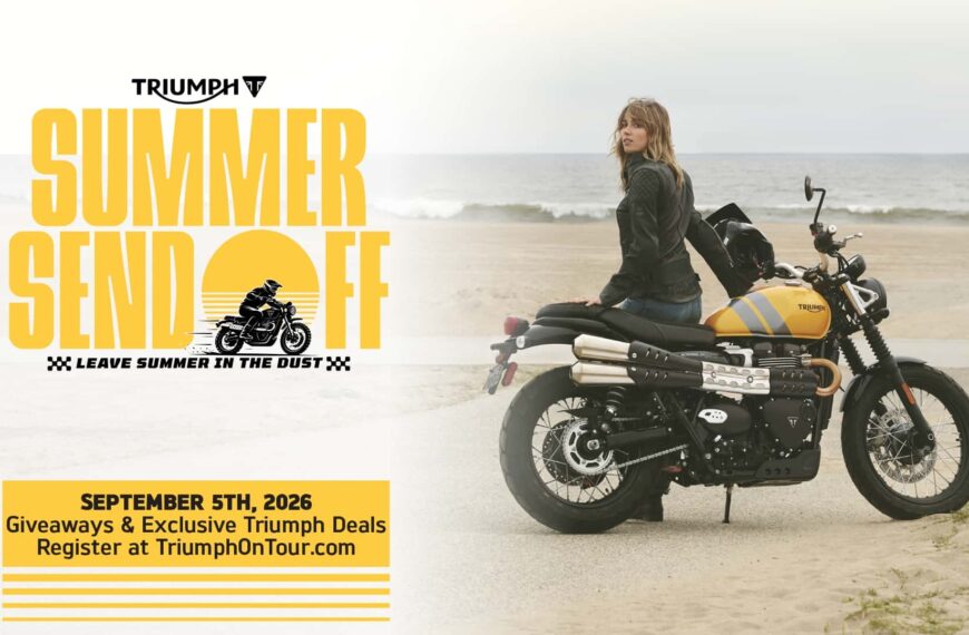 Бомба Новини 48 Triumph запрошує на літні прощальні дилерські заходи з пивним курчам