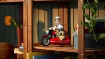 Набір LEGO – мотоцикл із боковим причепом 