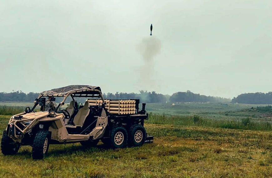 Polaris створив шестиколісний RZR з гранатометною системою